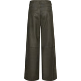 Depeche leather wear Boa HW Wide Leather Pants Pants 054 Khaki