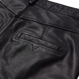 Depeche leather wear Boa boot cut HW leather pants Pants 099 Black