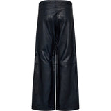 Depeche leather wear Boa leather pants - Wide leg (HW) Pants 285 Midnight Blue