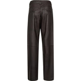 Depeche leather wear Boa leather pants - full length (HW) Pants 008 Chocolate