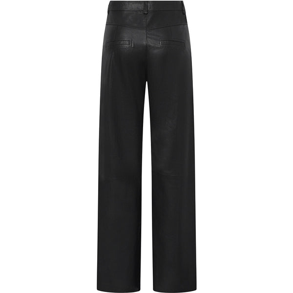 Depeche leather wear Boa leather pants - full length (HW) Pants 099 Black (Nero)