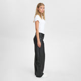 Depeche leather wear Boa leather pants - full length (HW) Pants 099 Black (Nero)