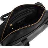 DEPECHE Boxy leather crossover bag Cross over 099 Black