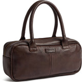 DEPECHE Boxy leather crossover bag Cross over 106 Coffee