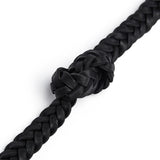 DEPECHE Braided belt Belt 154 Black/Brass