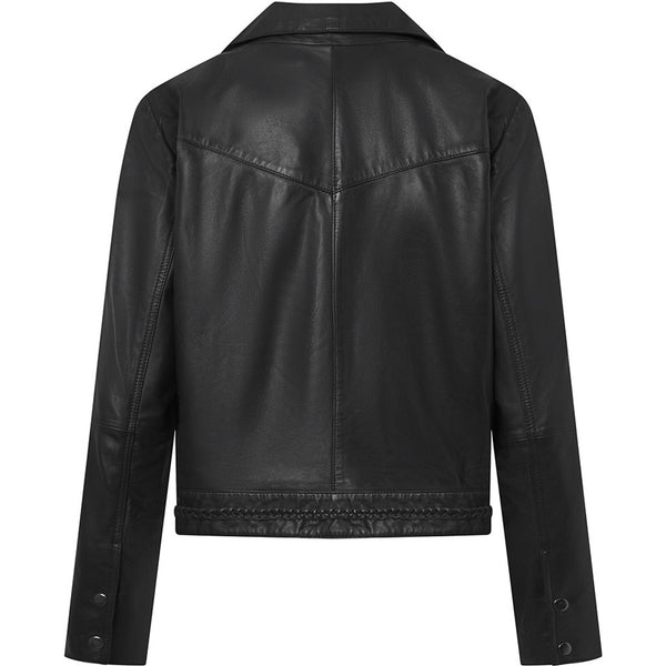 Depeche leather wear Brenda leather jacket Jackets 099 Black (Nero)