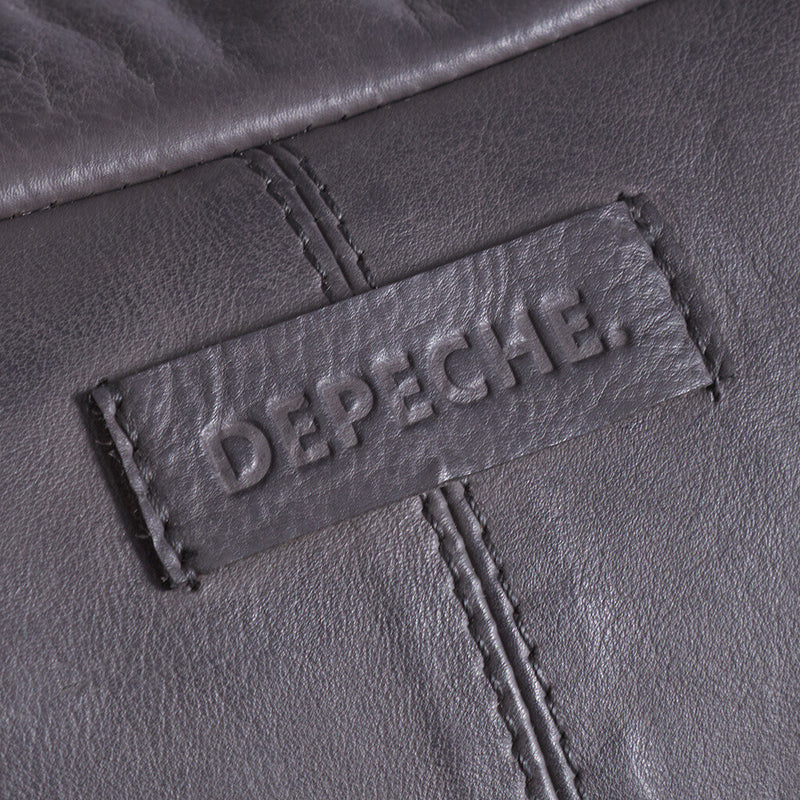 DEPECHE Bumbag in a buttery soft leather quality Bumbag 024 Antracit