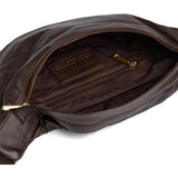 DEPECHE Bumbag in a buttery soft leather quality Bumbag 106 Coffee