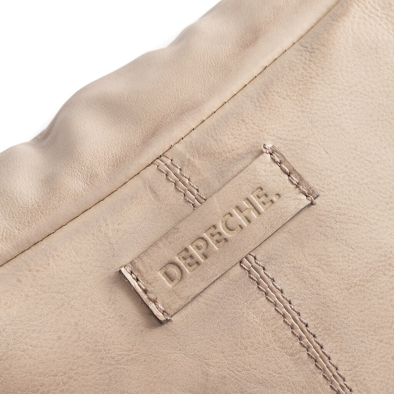 DEPECHE Bumbag in a buttery soft leather quality Bumbag 228 Soft Sand