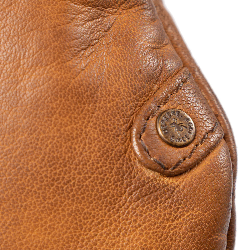 DEPECHE Bumbag in soft leather quality Bumbag 014 Cognac