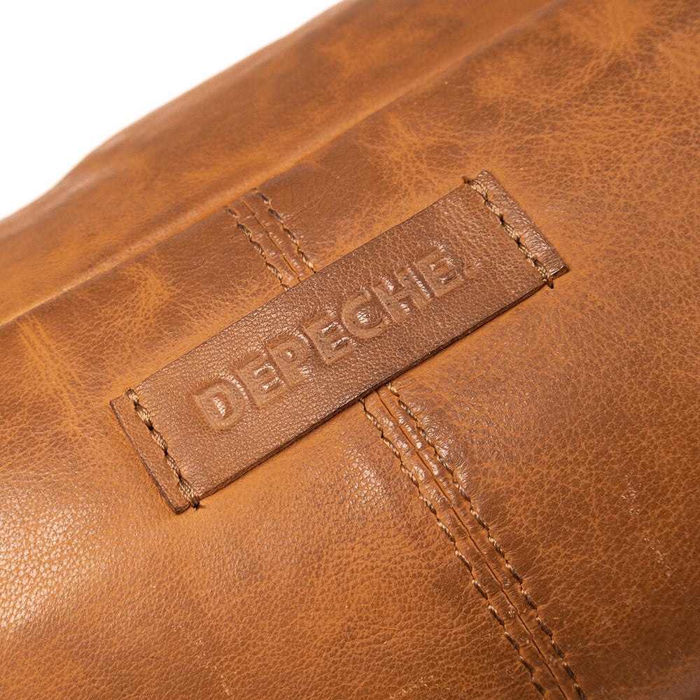 Bumbag in soft leather quality / 15814 - Cognac – DEPECHE