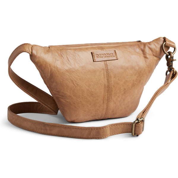 DEPECHE Bumbag in soft leather quality Bumbag 156 Camel