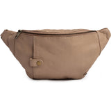 DEPECHE Bumbag in soft leather quality Bumbag 168 Latte