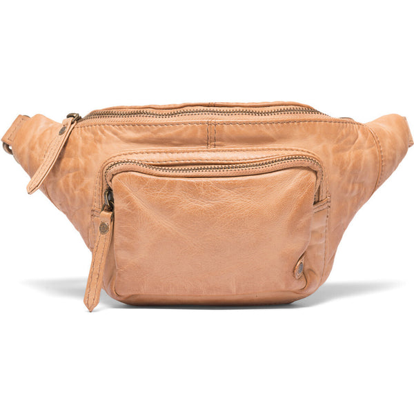 DEPECHE Bumbag in vintage look with front pocket Bumbag 156 Camel