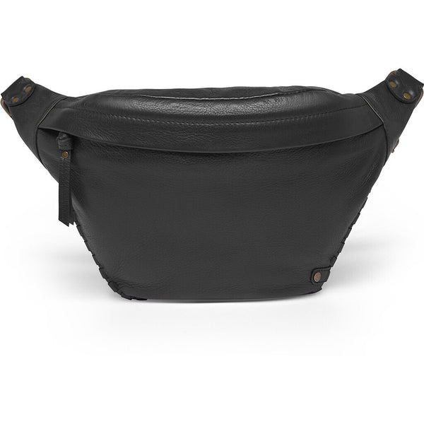 DEPECHE Bumbag with delicate edge stitching Bumbag 099 Black (Nero)