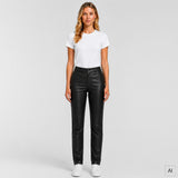 Depeche leather wear Caroline RW Chino Leather Pant Pants 099 Black
