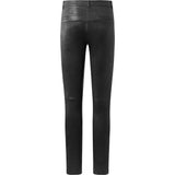 Depeche leather wear Caroline RW chino stretch leather pant Pants 099 Black (Nero)