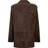 Depeche leather wear Carolo Suede Blazer Blazer 341 Warm Deer