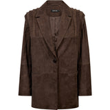 Depeche leather wear Carolo Suede Blazer Blazer 341 Warm Deer
