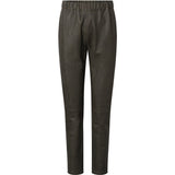 Depeche leather wear Carrie RW loose fitting leather pant Pants 049 Army Green