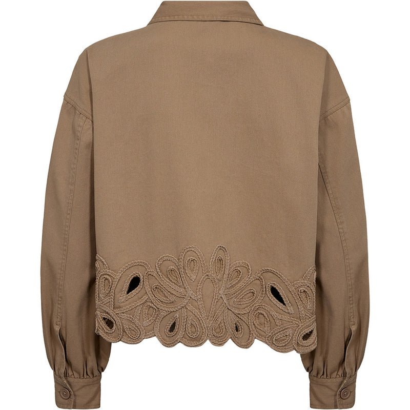 Depeche Clothing Cassy jacket with beautiful details Jackets 011 Sand