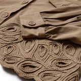 Depeche Clothing Cassy jacket with beautiful details Jackets 011 Sand