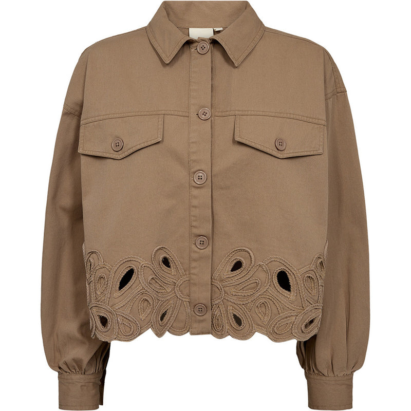 Depeche Clothing Cassy jacket with beautiful details Jackets 011 Sand