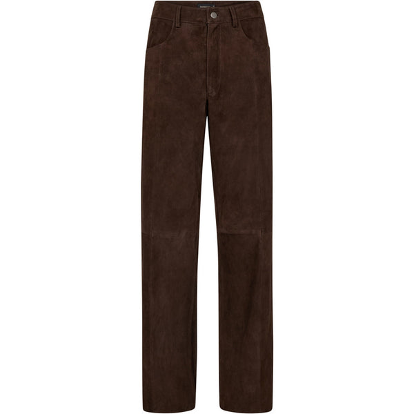 Depeche leather wear Cat suede pants Pants 067 Dusty brown