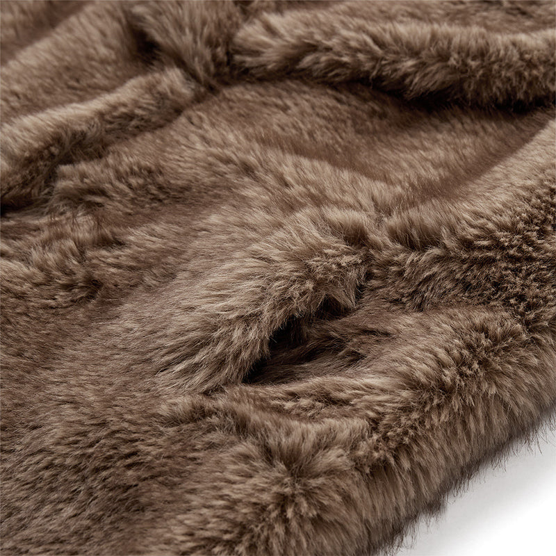 Depeche Clothing Celine faux fur jacket Jackets 011 Sand
