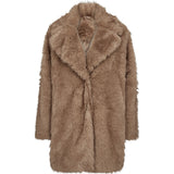 Depeche Clothing Celine faux fur jacket Jackets 011 Sand