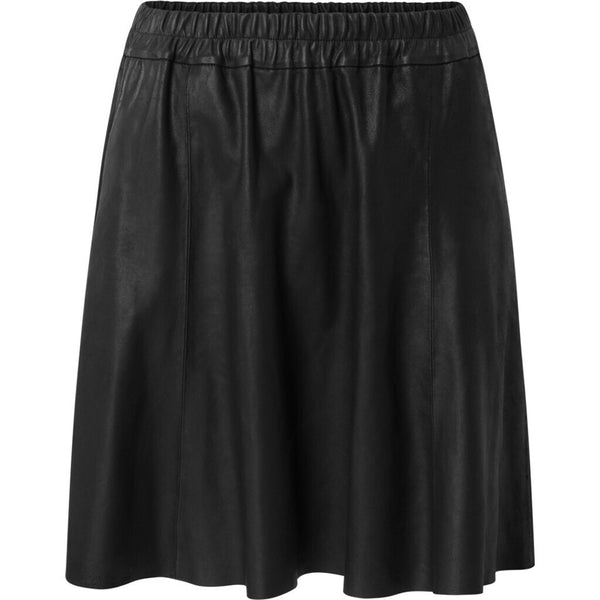 Depeche leather wear Chic Elena over-knee leather skirt Skirts 099 Black (Nero)