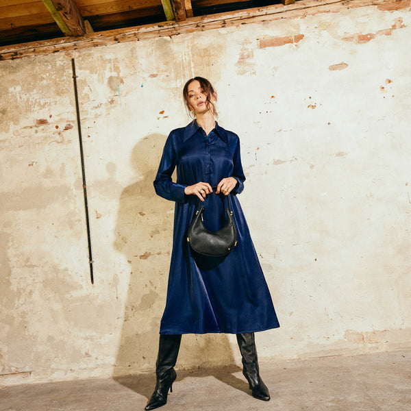 Depeche Clothing Cindy dress Dresses 285 Midnight Blue