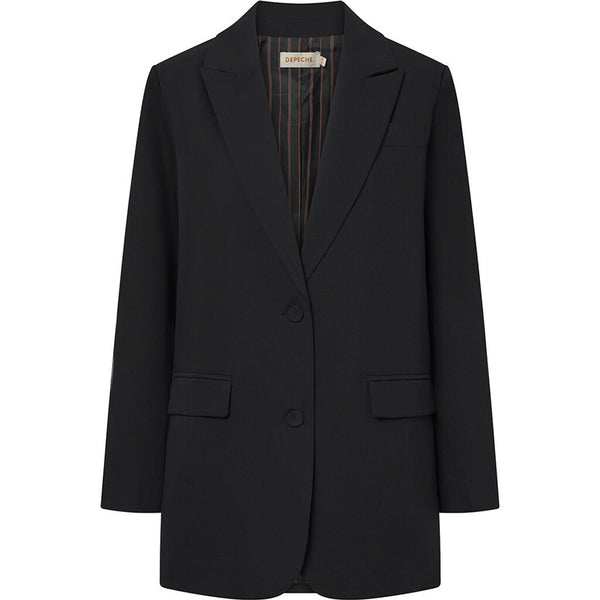 Depeche Clothing Classic Carly blazer Blazer 099 Black (Nero)