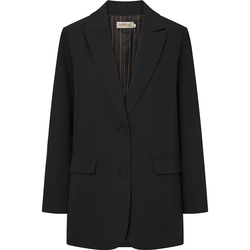 Depeche Clothing Classic Carly blazer Blazer 099 Black (Nero)