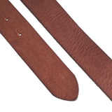 DEPECHE Classic belt Belts 040 Dark cognac