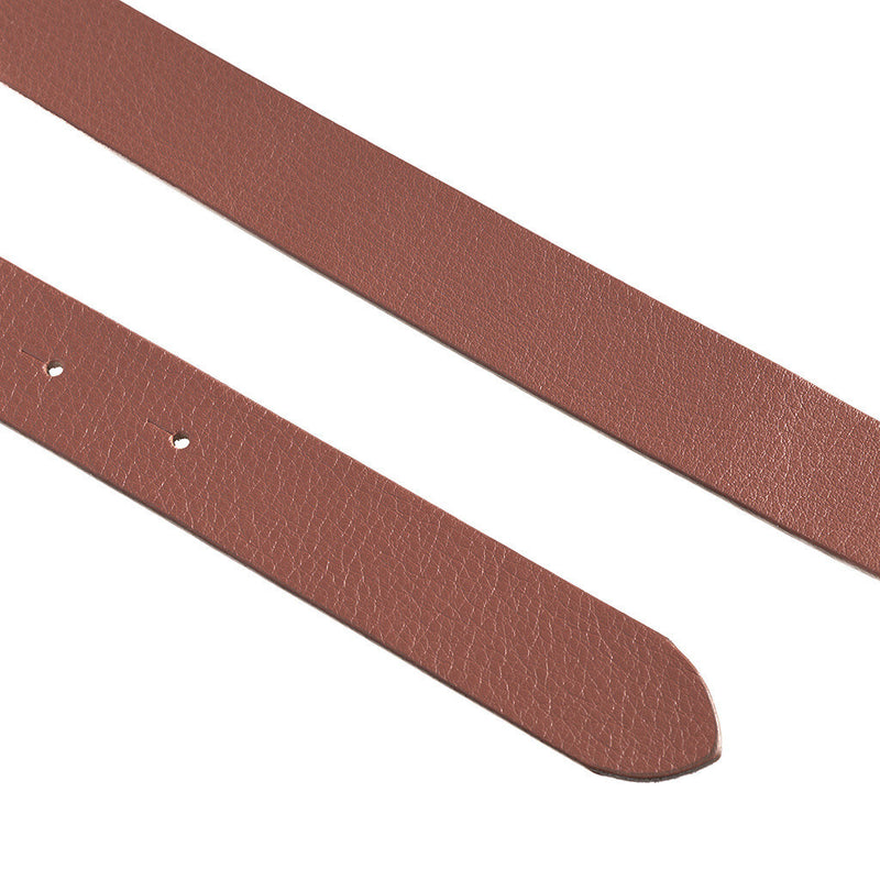 DEPECHE Classic belt Belts 040 Dark cognac