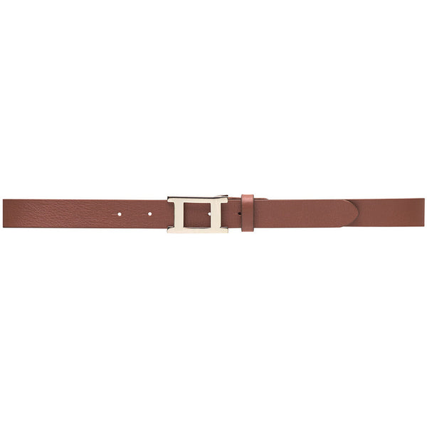 DEPECHE Classic belt Belts 040 Dark cognac