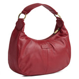 DEPECHE Classic calf leather shoulder bag Shoulderbag / Handbag 043 Red