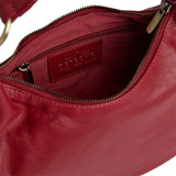 DEPECHE Classic calf leather shoulder bag Shoulderbag / Handbag 043 Red