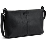 DEPECHE Classic clutch with a twist Clutch 099 Black (Nero)