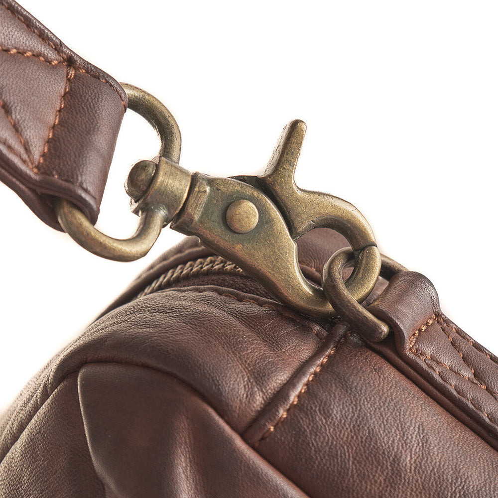 DIESEL レザー ボディバッグ フェード ブラウン y2k archive Diesel archive leather bag - Gem