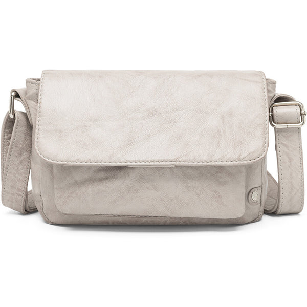 DEPECHE Classic crossover bag in soft and delicious leather quality Cross over 160 Concrete