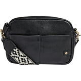 DEPECHE Classic crossover with cool canvas strap Cross over 099 Black (Nero)
