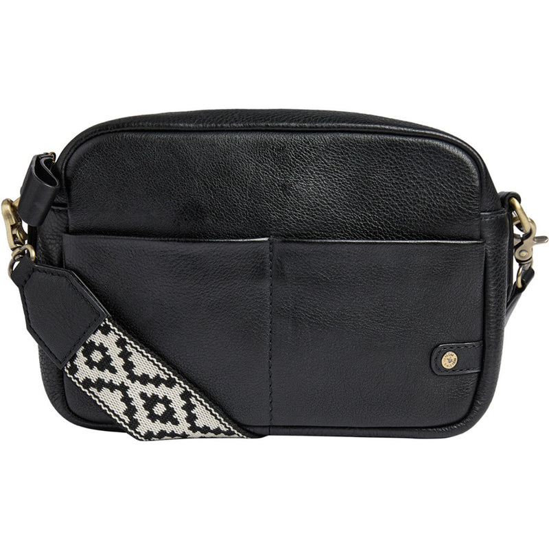 DEPECHE Classic crossover with cool canvas strap Cross over 099 Black (Nero)
