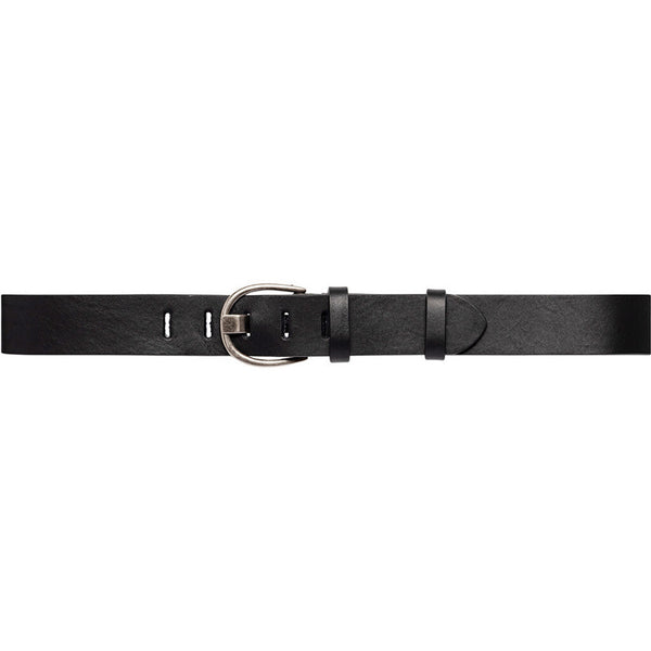 DEPECHE Classic jeans belt in delicious leather quality Belts 099 Black (Nero)