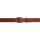 DEPECHE Classic leather jeans belt Belts 014 Cognac