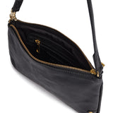 DEPECHE Classic leather shoulderbag Shoulderbag / Handbag 099 Black