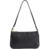 DEPECHE Classic leather shoulderbag Shoulderbag / Handbag 099 Black
