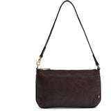 DEPECHE Classic leather shoulderbag Shoulderbag / Handbag 106 Coffee