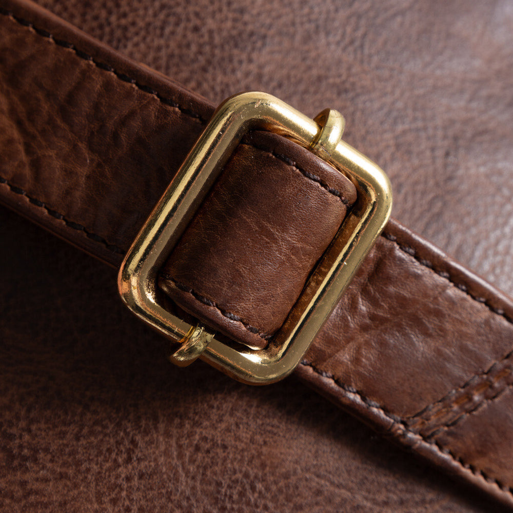 Classic mobile bag in soft leather quality / 15700 - Brandy – DEPECHE